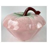 California USA Pink Ceramic Covered Strawberry Dis