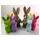 8 Easter Bunny Figurines