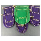 Crown Royal Purple & Green Bags