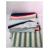 Striped & Patterned Fabric Lot