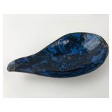 Vintage Enamel On Copper Spoon Rest