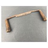 Vintage Draw Knife With Wooden Handles