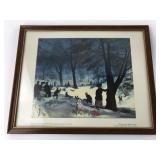 William Glackens Central Park In Winter