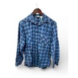 Ozark Trail Blue Plaid Button-Up Shirt