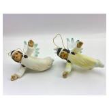 Ceramic Native American Angel Ornaments