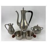 Royal Holland Pewter & Danish Stainless Set