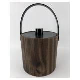 Treinware Woodgrain Ice Bucket W/ Lid