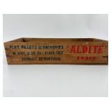 Aldite Brand Anchovy Wood Box