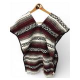 Mexican Acrylic & Polyester Poncho