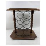 Hellerware Wooden Wine Rack Table