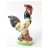 Hand-Painted Ceramic Rooster Figurine