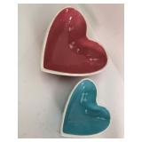 Heart-Shaped Ceramic Bowls