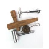 Wood & Metal Bar Tools Lot