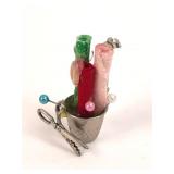 Hand Crafted Sewing Supplies Thimble Pin