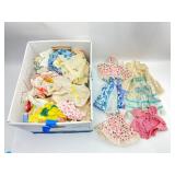 Box Of Doll Clothes & Dresses