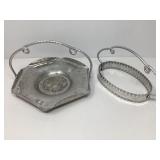 Aluminum Dish Holder & Fruit Design Plate