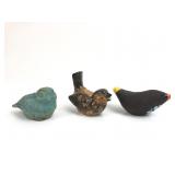 Ceramic & Resin Bird Figurines Set