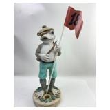 Golf-Themed Frog Figurine 15.5ï¿½ï¿½ Tall