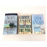 Nora Roberts, Carrie Fisher & Linda Howard Books