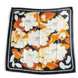 Hermes Style Fleury De Lotus Scarf