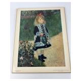 Renoirï¿½s ï¿½A Girl With A Watering Canï¿½ Print on boa