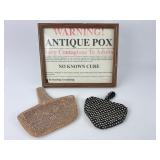 Czechoslovakia & Japan Beaded Bags & Humorous Sign