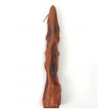 18-Inch Sculptural Wax Candle With Geode Detail