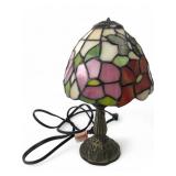 Tiffany Style Stained Glass Butterfly Accent Lamp