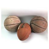 Wilson NFL Football and Spalding NBA Basketballs