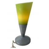 Vintage IKEA Kryolit Glass and Metal Table Lamp