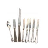 Gorham Sterling Silver and Stainless Flatware Set