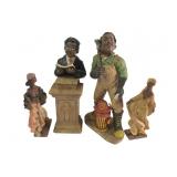 Young's Inc. African American Figurines, Set of 4
