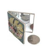 Enameled Salamander and Monstera Leaf Compact