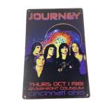 Journey 1981 Cincinnati Concert Tin Sign