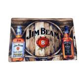 Jim Beam Metal Advertising Sign