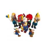 Walt Disney World Goofy Mini Bean Plushes & Clowns