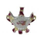 German Porcelain Floral Basket, 6094A