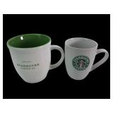 Set of 2 Starbucks Coffee Mugs, 18oz and 12.4oz