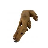 Sandicast Brindle Greyhound Resting Figurine