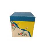 Vintage Floral Cardboard Gift Box