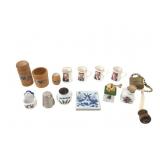 Assorted Miniature Dollhouse Collectibles