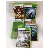 Lot of 7 Xbox 360 Video Games