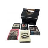 Athena Industries 8-Track Carrying Case and Tapes