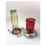 Perky-Pet and Vintage Style Glass Hummingbird Feed