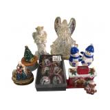 Assorted Christmas Figurines and Ornaments