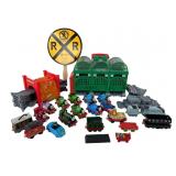 Thomas & Friends Knapford Station and Train Lot