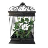 Kohl's Metal Birdcage Style Pillar Candle Holder