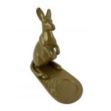 IKEA Brass Finish Metal Kangaroo Candle Holder
