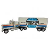 Clover Toys Movers World Pressed Steel Semi-Truck