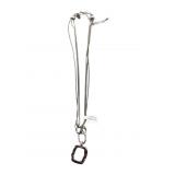 NWT Lia Sophia Silver Tone 9' Pendant Necklace